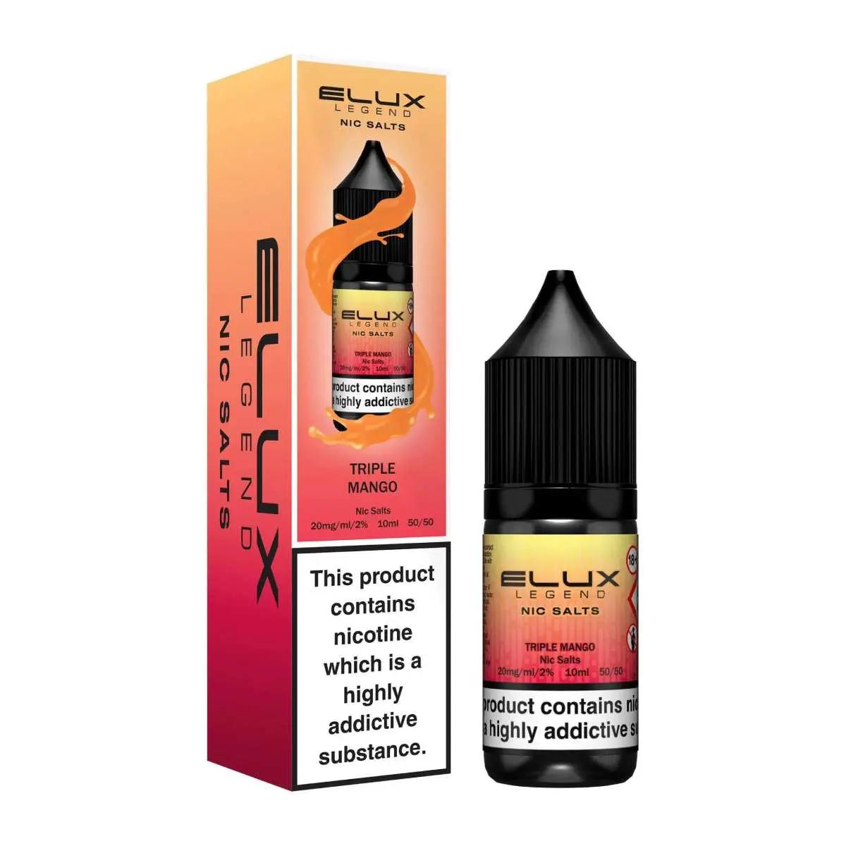 Product Image of Triple Mango Nic Salt E-Liquid by Elux Legend 10ml